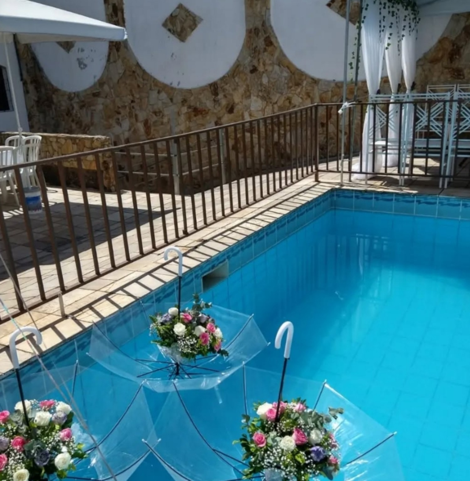 Decoração para Piscina 